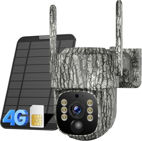 Telecamera lte 5k - 4g, solare