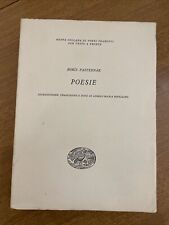 Pasternak Poesie traduce  Ripellino EINAUDI 1959