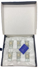 Set bicchieri argento e cristallo 6 pezzi per liquori LUPA PREZIOSI