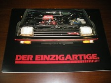 DAIHATSU BROCHURE "DAIHATSU CHARADE TURBO " IN TEDESCO ,OTT. CONDIZIONI
