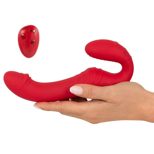Red strapless strap con - strapless,