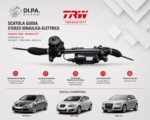 Scatola guida sterzo trw - scatola,