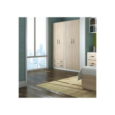 LINEA MODERN ARMADIO 2A+2C OL/BI 90X52X210