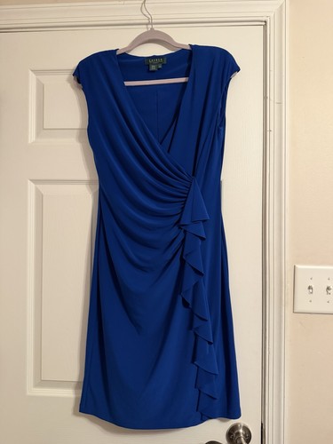Abito midi blu lauren - abito,