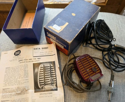 Microfono cristallo vintage