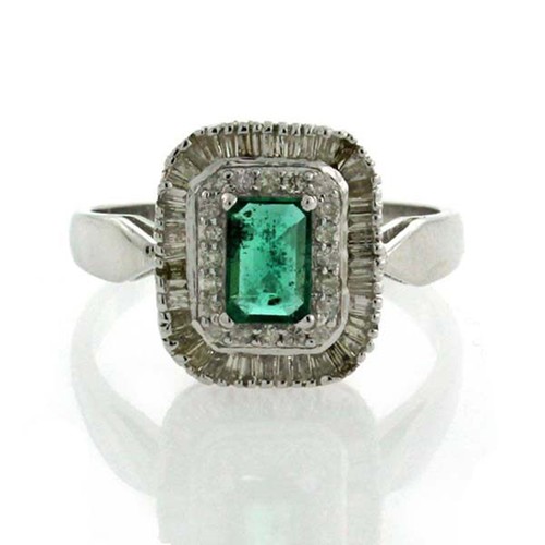 Anello aureola oro bianco - , 18