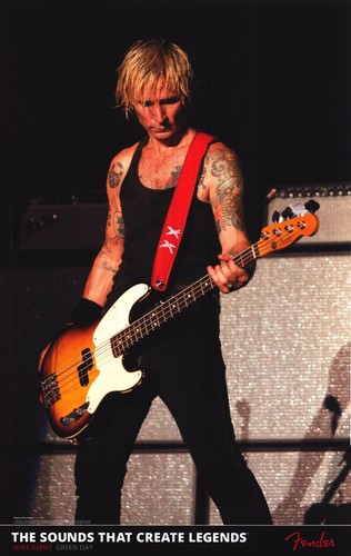 Poster fender mike dirnt - ~,