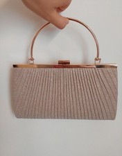 Pochette donna cerimonia clutch elegante borsetta piccola colorata glitter