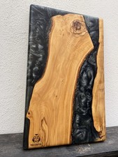 Tagliere in legno di Ulivo e resina Epossidica 51x25x3cm