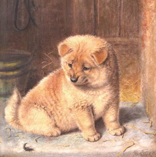 Dipinto mano orazio henry - a,