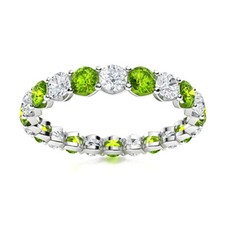 3MM Round Peridot 925 Sterling