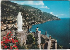 POSITANO - SALERNO - PANORAMA E MADONNINA - VIAGG. 1968 -26213-