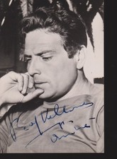 Fotografia Raf Vallone originale 15 10 con autografo