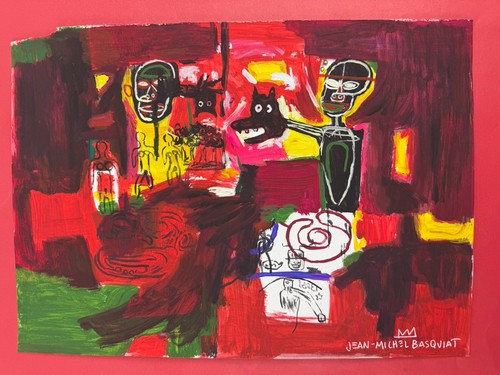 Jean michel basquiat quadro - basquiat, su