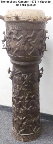 Antico tamburo africano