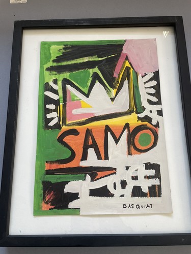 Jean michel basquiat - basquiat, dipinto