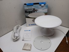 Antenna digitale HDTV per camper, camper barca camion antenna TV da tetto, bianco