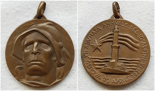Medaglia alpini xii - alpini,