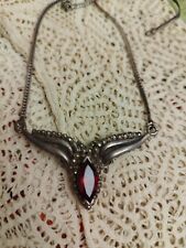 Collana Argento E Granato antica 