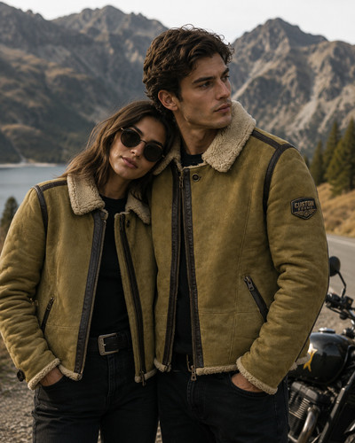 Giacca uomo pelle - pelle, shearling