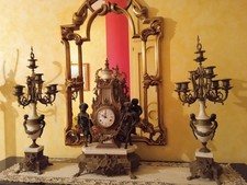 Set Candelabri e orologio