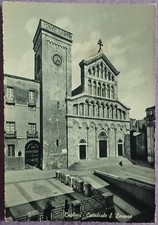 Cagliari. Cattedrale S. Lorenzo. Viaggiata 1955.
