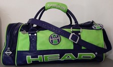Borsone Head Monte Carlo Holdall Borsone Palestra Viaggio Verde Navy Blu Vintage