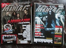 METAL MANIAC lotto stock blocco di 16 riviste Heavy Metal anni 2000