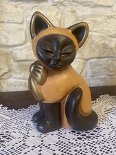 Thun Gatto LEXI Siamese con Mascherina , Vecchia Manifattura H 21 ca. ￼