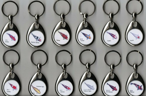Koi carp keyring s - koi,