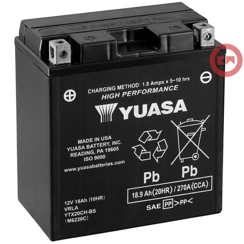 Batteria yuasa ytx20ch - yuasa, ytx20ch-bs