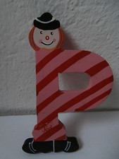 *Lettera P alfabeto legno SEVI