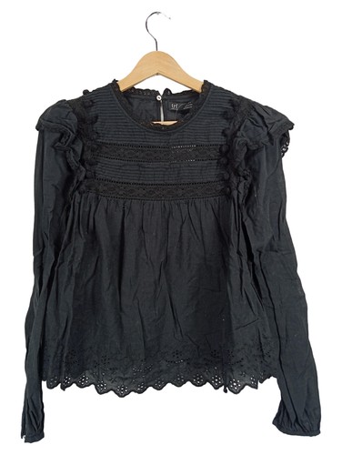 Zara trf camicetta - trf, nera