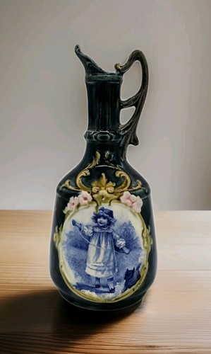 Htf atq maiolica ewer - maiolica,