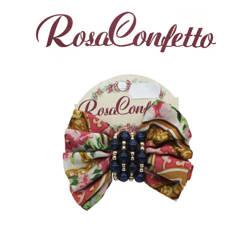 Hair clip silk - hair, floral
