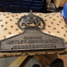 Vintage garage  sign for