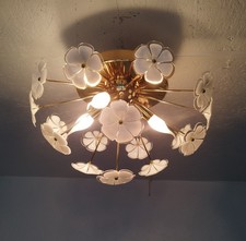 Lampadario Murano Bianco