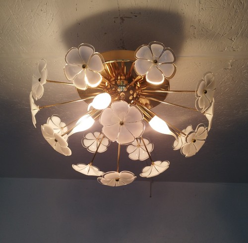 Lampadario murano bianco - murano,