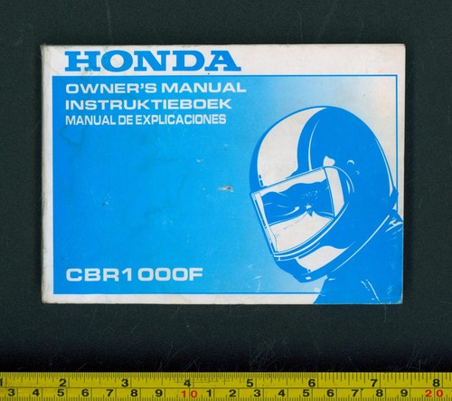 Honda cbr1000f manuale - cbr1000f,