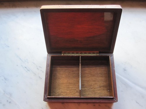 Scatola box antica legno e - antica,