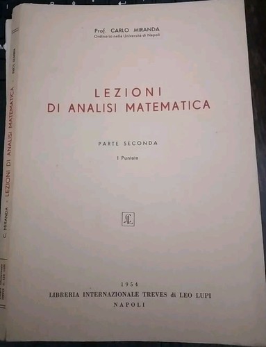 Miranda lezioni analisi - lezioni, di