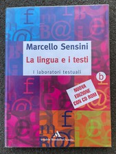 LA LINGUA E I TESTI-Marcello Sensini-I laboratori testuali-NUOVA ED-MONDADORI