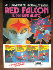 PUBBLICITA GIG RED FALCON Il Principe Alato Micronauti Vintage advertising