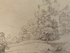 Disegno xix 1830 rovine - 1830,