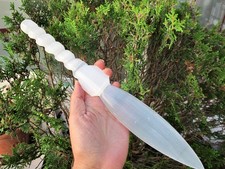 Selenite Crystal Sword  Carved