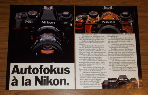 Rara pubblicità vintage nikon - vintage,