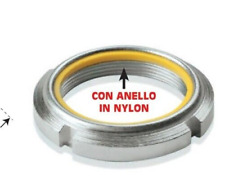 Ghiera filettata GUK KMA con anello in nylon autobloccante tutte le misure