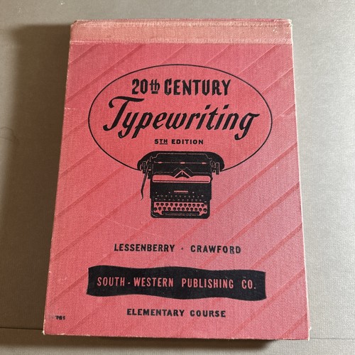 20th century typewriting 5th - 20th,