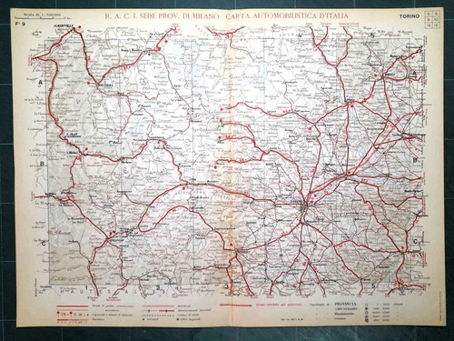Carta geografica stradale