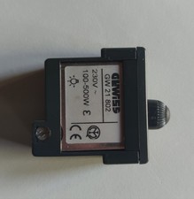 GEWISS GW 21802 Regolatore elettronico varialuce 250-500W black